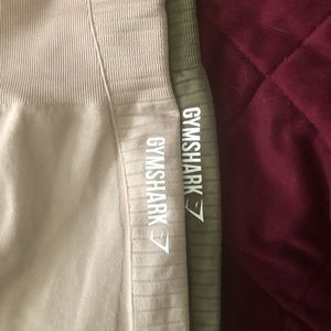 Gymshark Energy Seamless Crop Leggings Olive